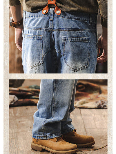 Men's Classic Workwear Denim Overalls