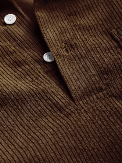 WEXFORD – Men’s Half-Button Corduroy Long Sleeve Shirt