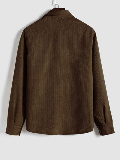 WEXFORD – Men’s Half-Button Corduroy Long Sleeve Shirt