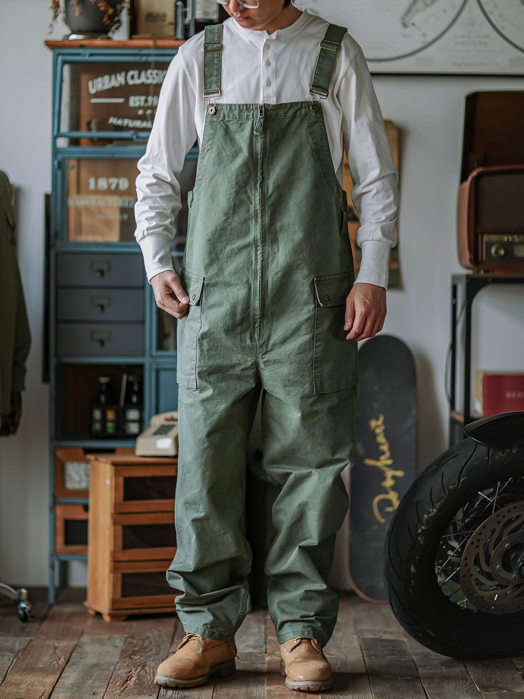 Winston Zipper Overalls