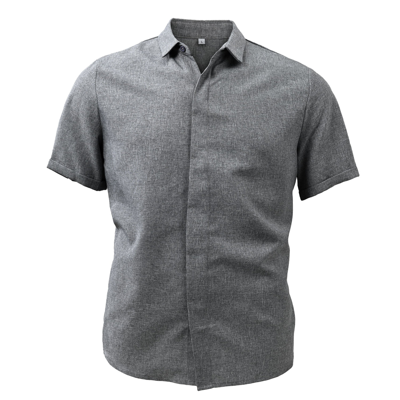 TAREN – Men’s Cotton-Linen Short Sleeve Shirt