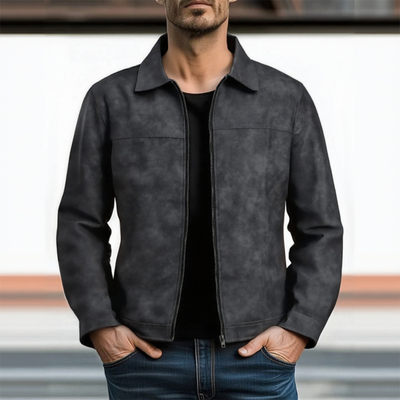 COREN – Men’s Zipper Leather Jacket