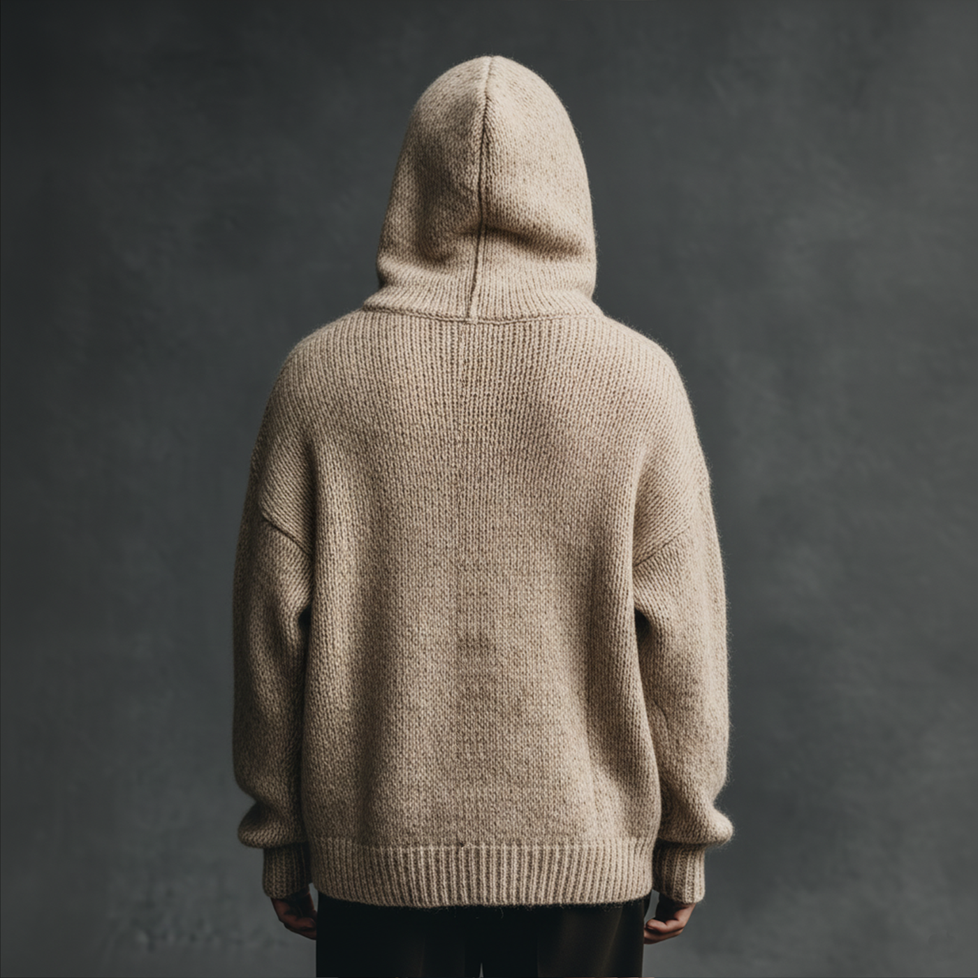 DORIC – Men’s Classic Hooded Knit Sweater