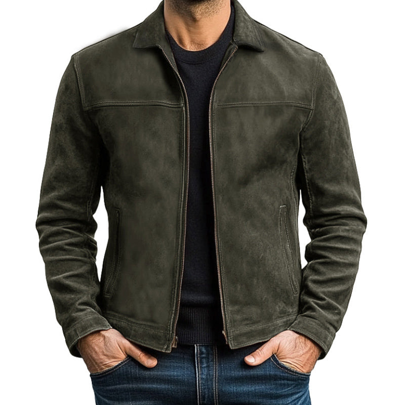 COREN – Men’s Zipper Leather Jacket