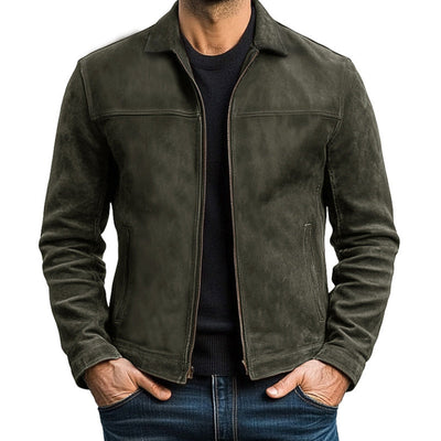 COREN – Men’s Zipper Leather Jacket