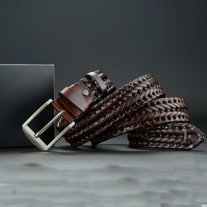DARROW – Men’s Woven Cowhide Leather Belt