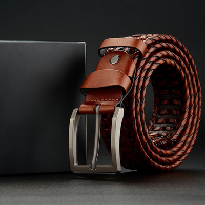 DARROW – Men’s Woven Cowhide Leather Belt