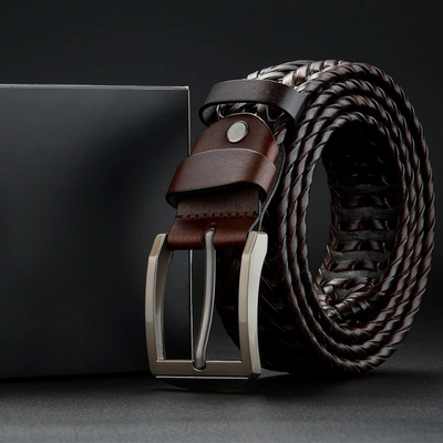 DARROW – Men’s Woven Cowhide Leather Belt