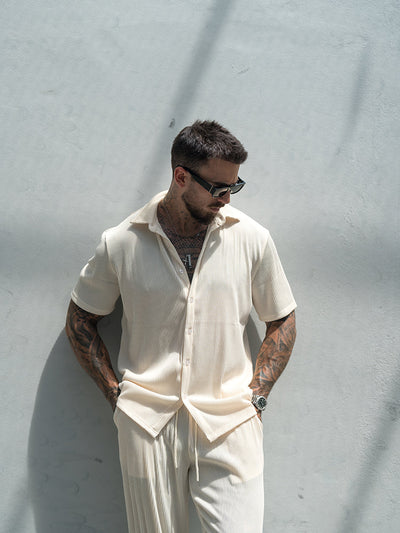 TALEN – Men’s Casual Shirt & Shorts Set