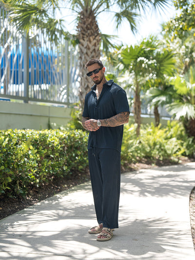 TALEN – Men’s Casual Shirt & Shorts Set