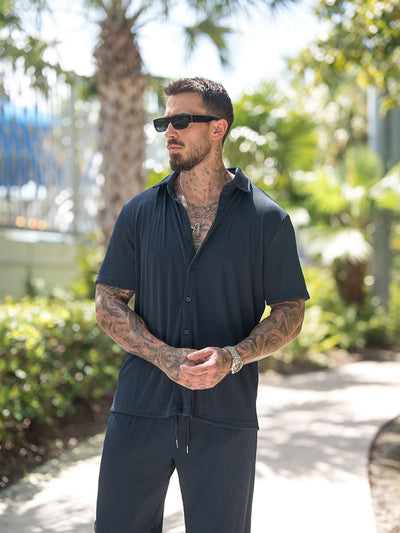 TALEN – Men’s Casual Shirt & Shorts Set