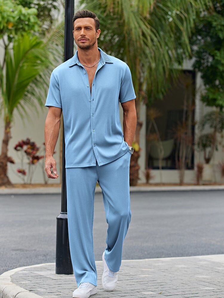 TALEN – Men’s Casual Shirt & Shorts Set