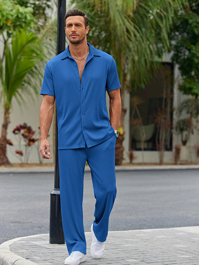 TALEN – Men’s Casual Shirt & Shorts Set