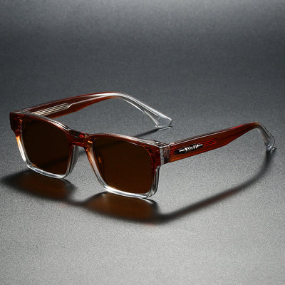 WRAITH – Men’s Polarized Two-Tone Square Sunglasses