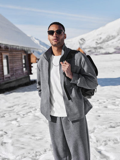 DARVIN – Men’s Elegant Leisure Jacket & Pants Set