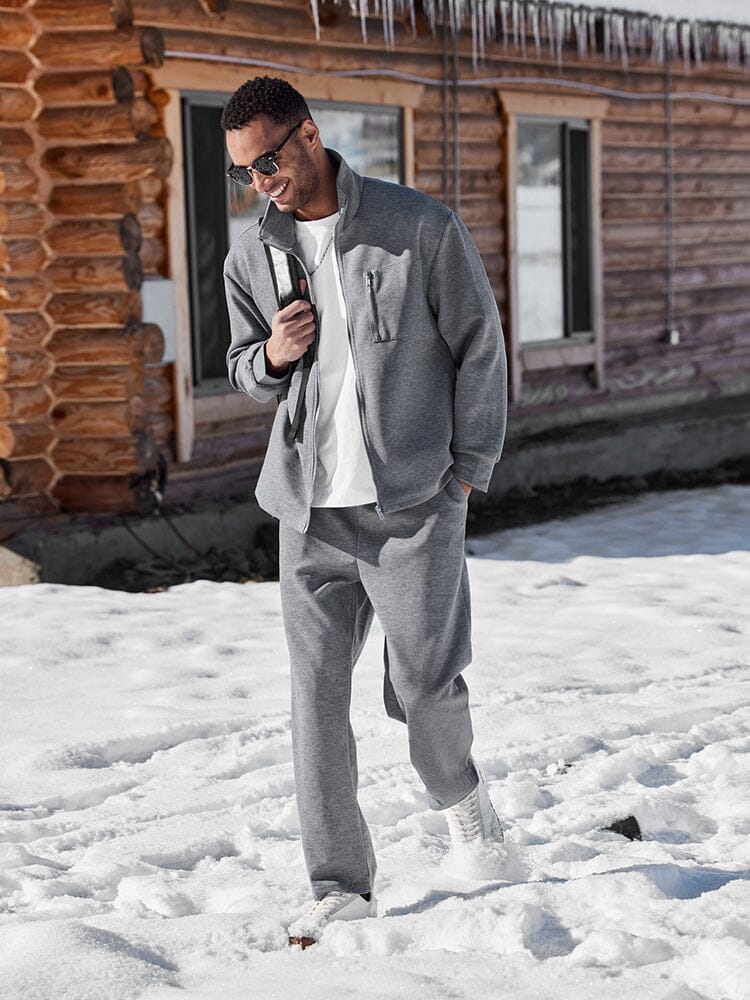 DARVIN – Men’s Elegant Leisure Jacket & Pants Set