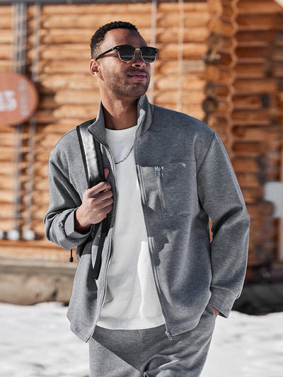 DARVIN – Men’s Elegant Leisure Jacket & Pants Set