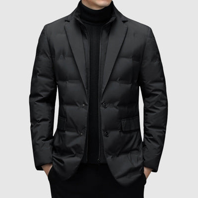 WEIR – Men’s Quilted Blazer-Style Puffer Jacket
