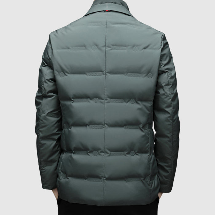 WEIR – Men’s Quilted Blazer-Style Puffer Jacket