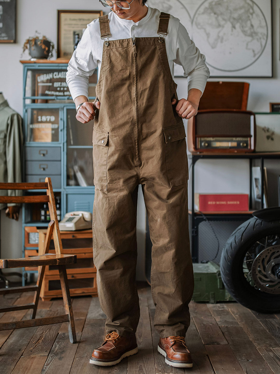 Winston Zipper Overalls
