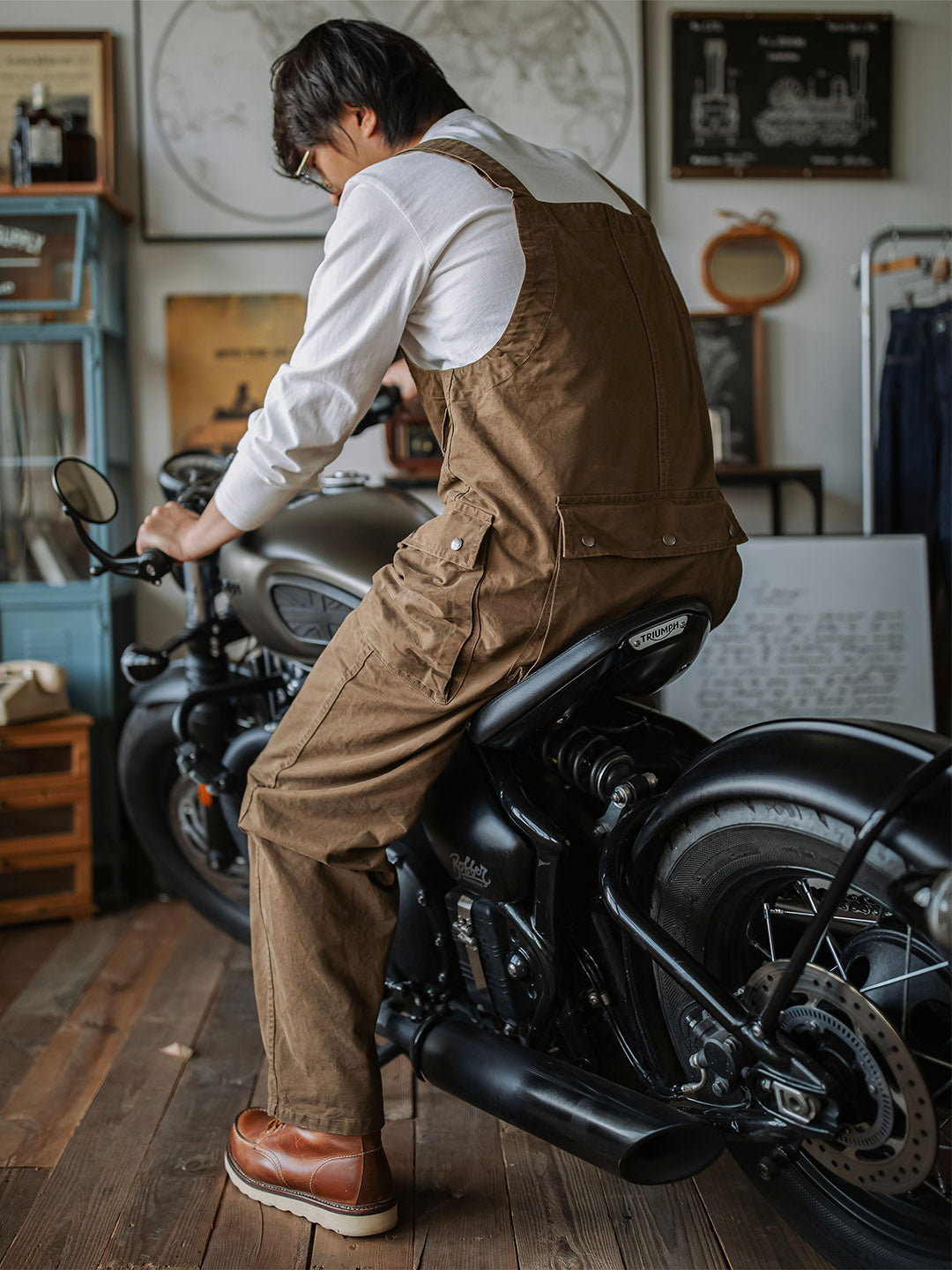 Winston Zipper Overalls