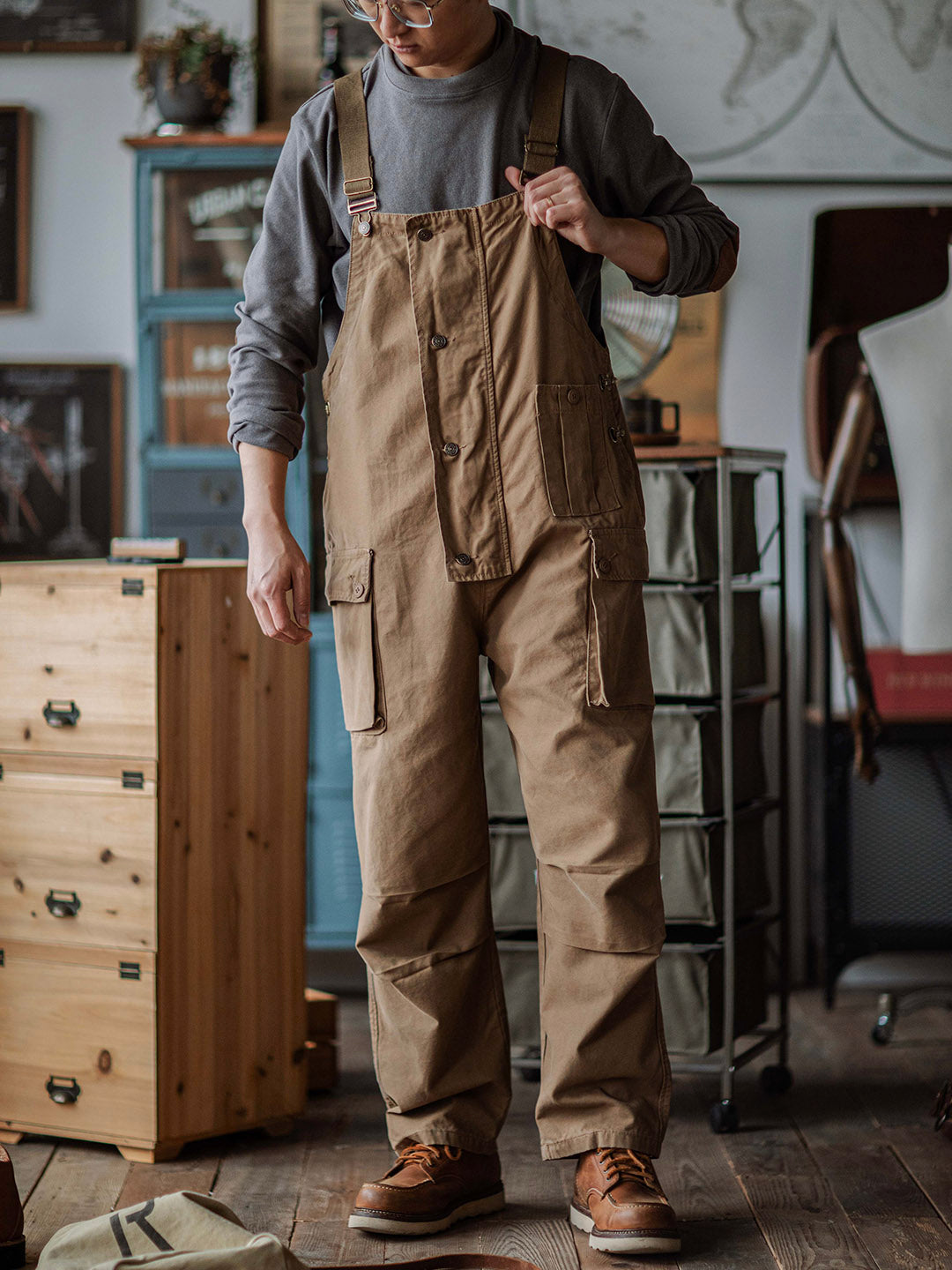Carver Canvas Overalls
