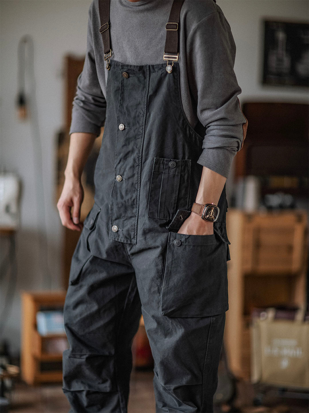 Carver Canvas Overalls