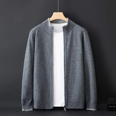 WYATT – Men’s Cashmere Zip Knit Jacket