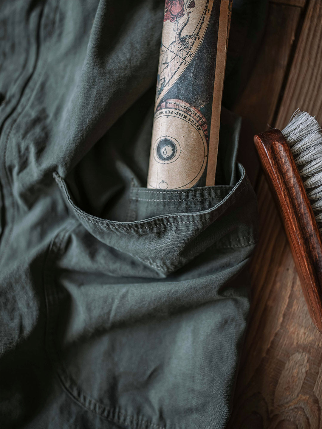 Rounded Patch Pocket Lightweight Canvas Overalls