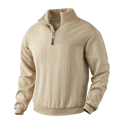 ROWEN – Men’s Premium Quarter-Zip Sweatshirt