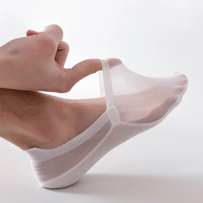WALDRIC – Men’s Invisible Breathable Anti-Slip Socks (Pack of 6)