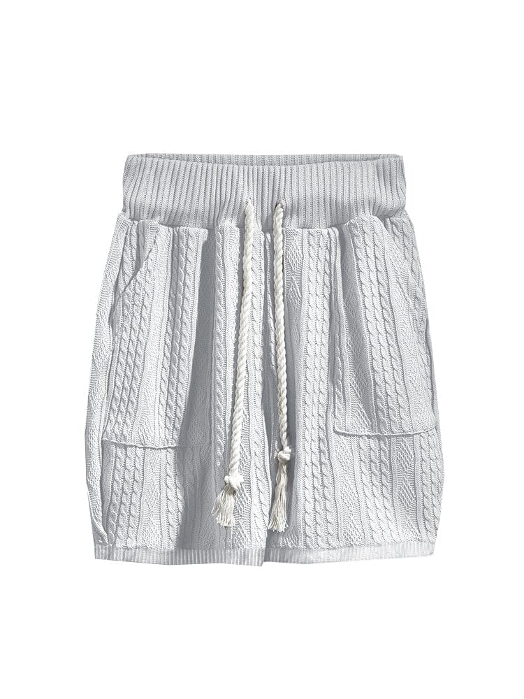 RIVEN – Men’s Cozy Knit Shirt & Shorts Set