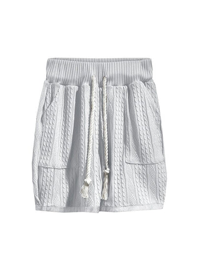 RIVEN – Men’s Cozy Knit Shirt & Shorts Set