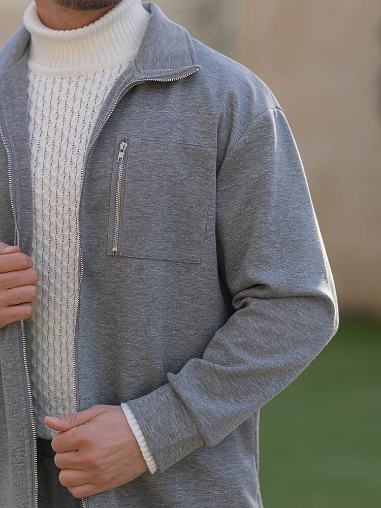 DARVIN – Men’s Elegant Leisure Jacket & Pants Set