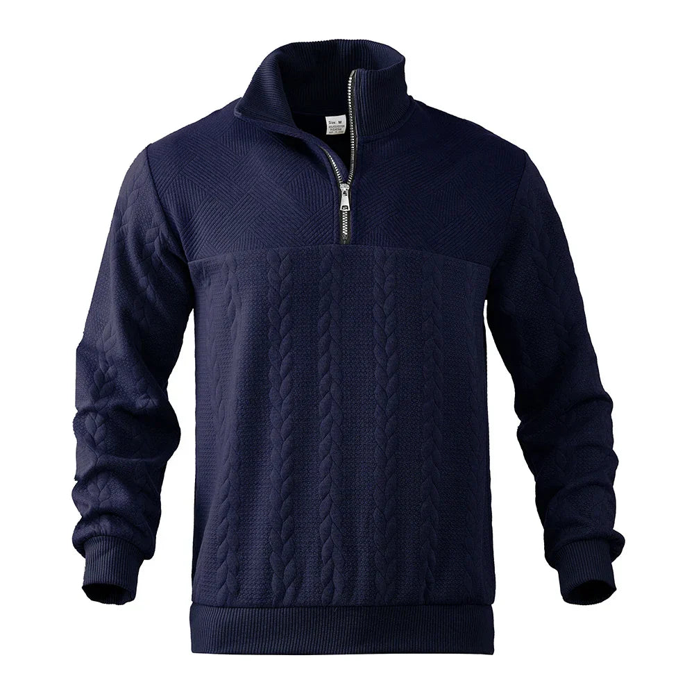 ROWEN – Men’s Premium Quarter-Zip Sweatshirt