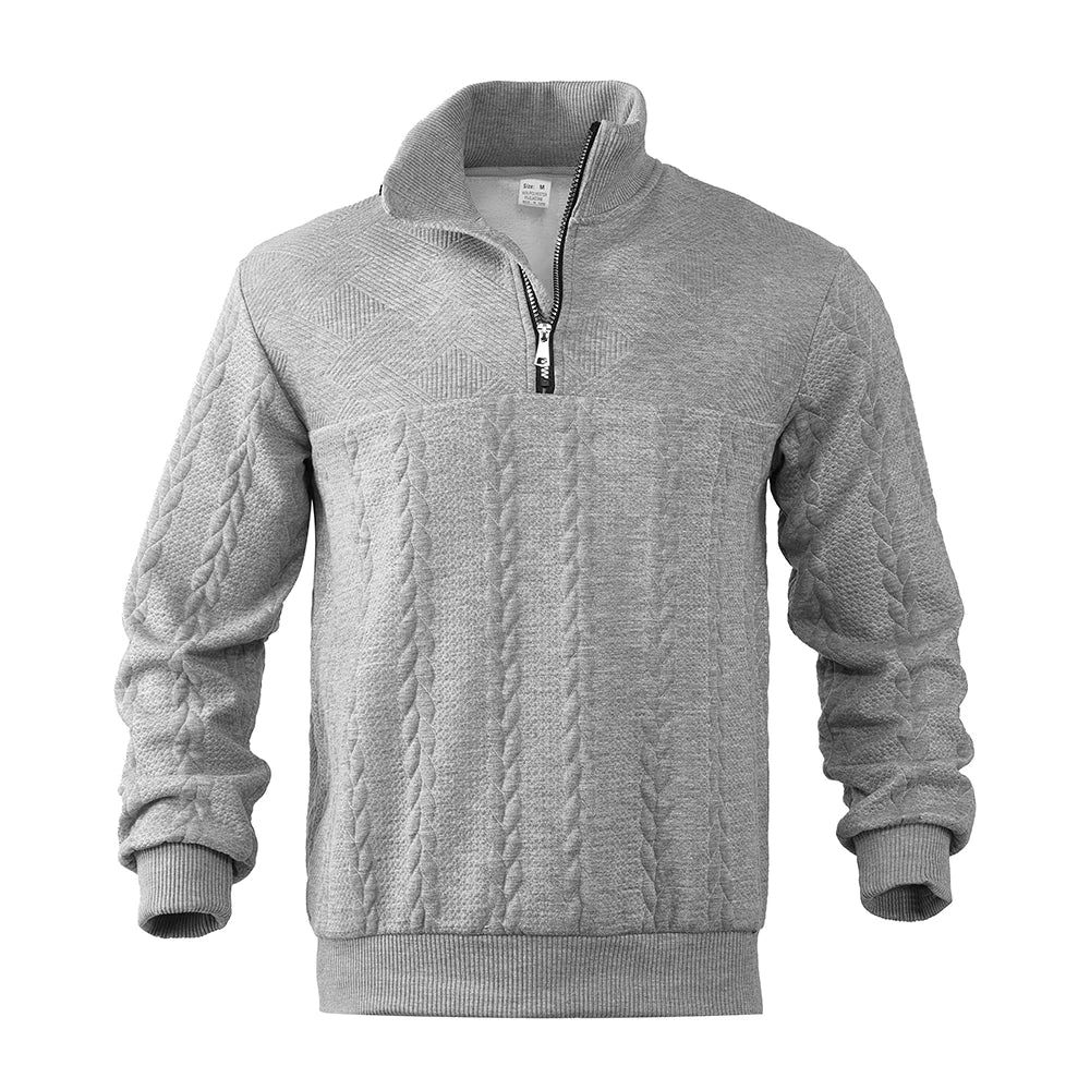 ROWEN – Men’s Premium Quarter-Zip Sweatshirt