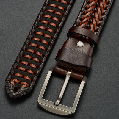 DARROW – Men’s Woven Cowhide Leather Belt