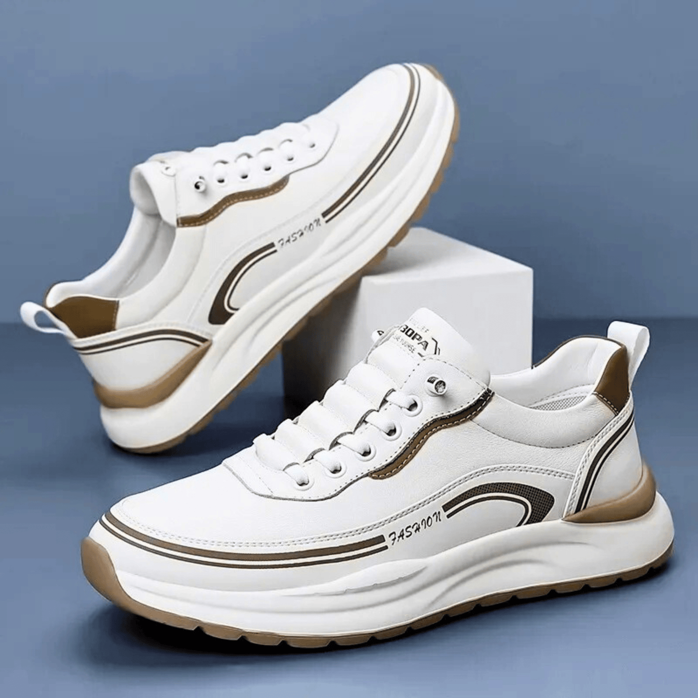 LAVEN – Men’s Minimalist Leather Sneakers