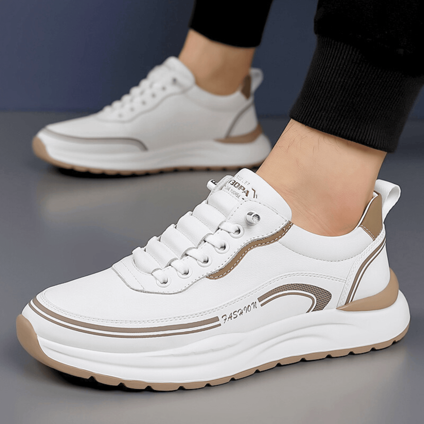 LAVEN – Men’s Minimalist Leather Sneakers