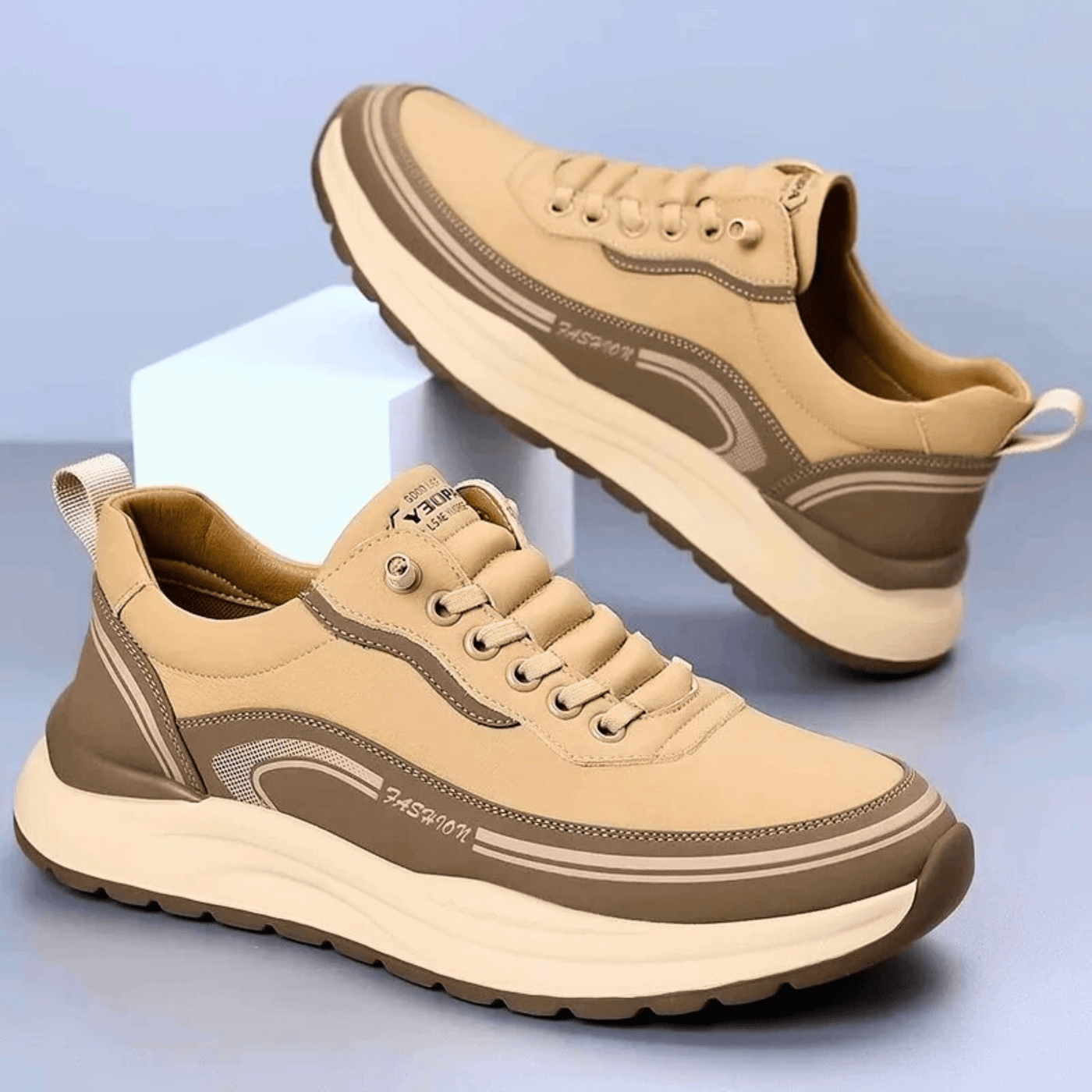 LAVEN – Men’s Minimalist Leather Sneakers